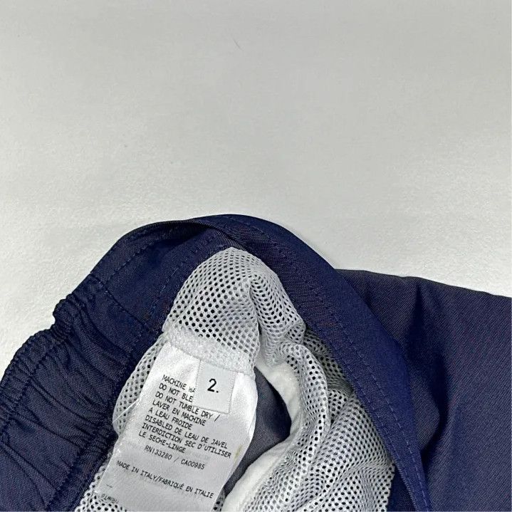 Thom Browne Thom Browne Navy Stripe Swim Shorts for Men Size US 34 / EU 50 - 4 Thumbnail