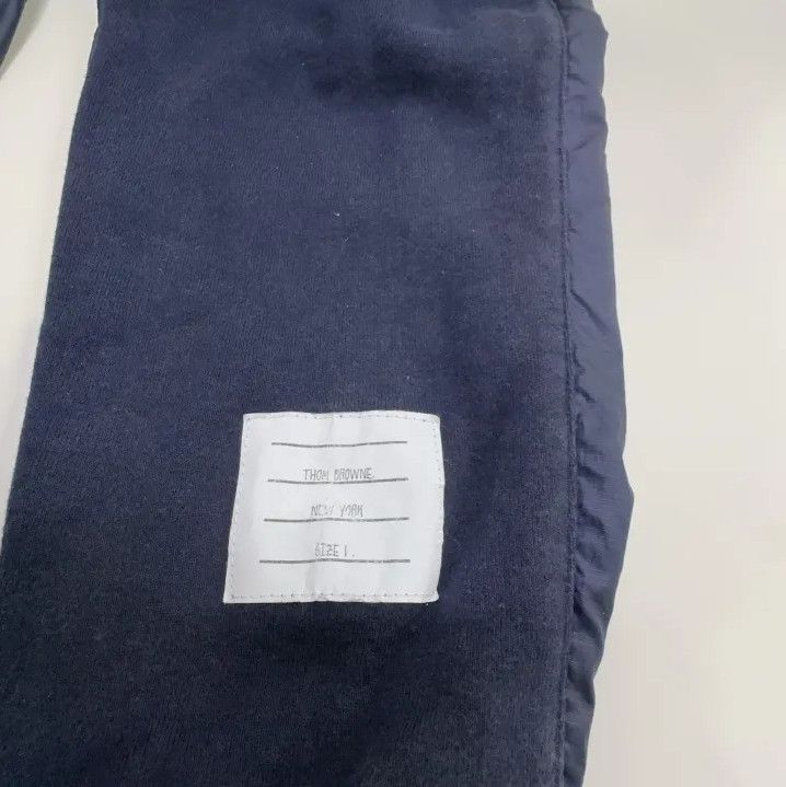 Thom Browne Thom Browne Navy Striped Sports Pants for Men Size US 30 / EU 46 - 6 Thumbnail