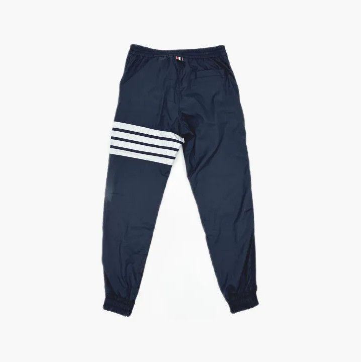 Thom Browne Thom Browne Navy Striped Sports Pants for Men Size US 30 / EU 46 - 3 Thumbnail