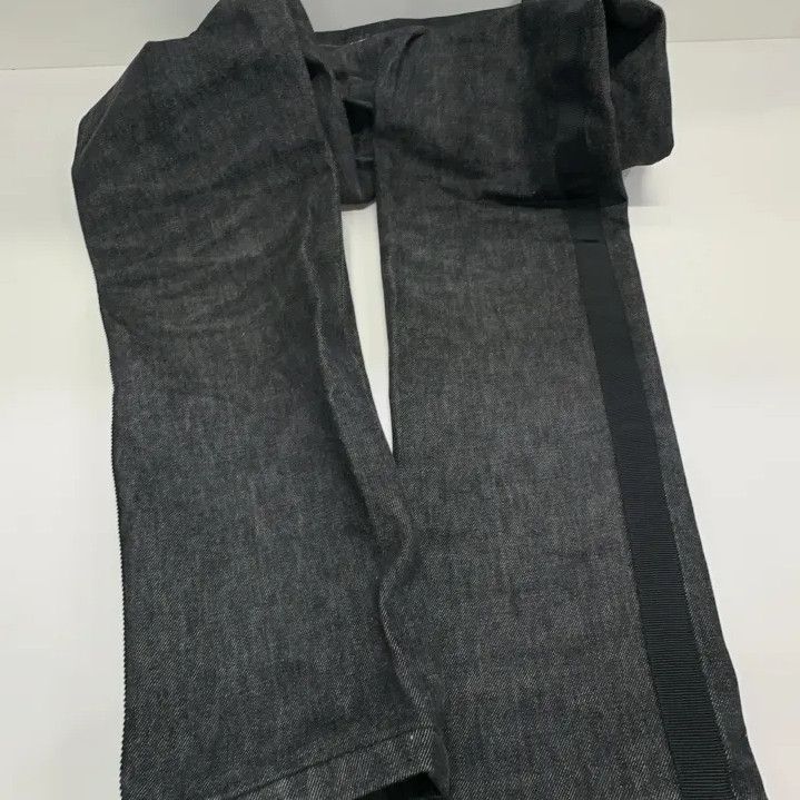 Thom Browne Thom Browne Classic Black Denim Pants Size US 30 / EU 46 - 11 Thumbnail