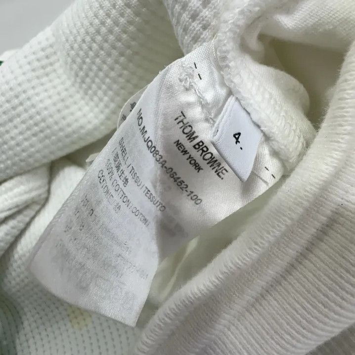 Thom Browne Thom Browne White Striped Sports Shorts for Men Size US 34 / EU 50 - 5 Thumbnail