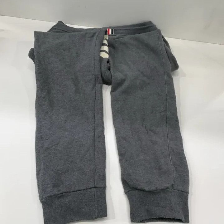 Thom Browne Thom Browne Gray Classic Striped Comfort Pants Size US 30 / EU 46 - 12 Thumbnail