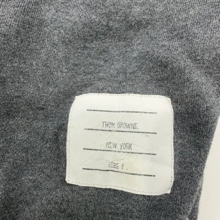 Thom Browne Thom Browne Gray Classic Striped Comfort Pants Size US 30 / EU 46 - 6 Thumbnail