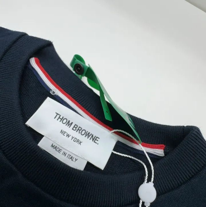 Thom Browne Thom Browne Kids' Navy Crewneck Sweatshirt Size US M / EU 48-50 / 2 - 8 Thumbnail