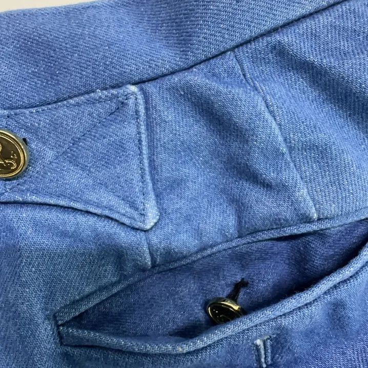 Thom Browne Thom Browne Blue Relaxed Fit Trousers for Men Size US 30 / EU 46 - 10 Thumbnail