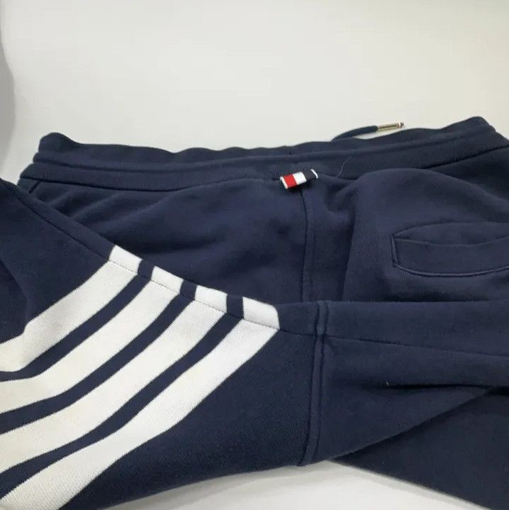 Thom Browne Thom Browne Classic Stripe Drawstring Pants Size US 30 / EU 46 - 15 Thumbnail