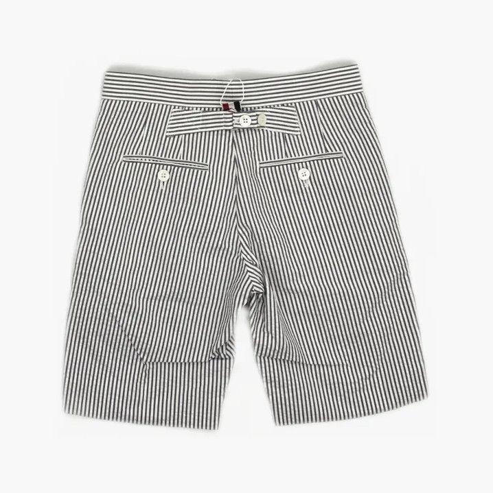 Thom Browne Thom Browne Boys' Gray Striped Casual Shorts Size US 26 / EU 42 - 3 Thumbnail