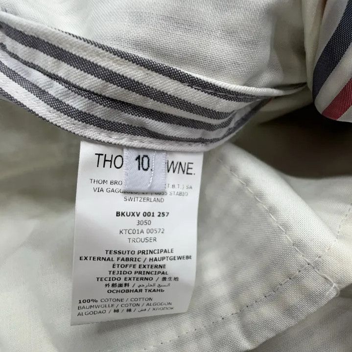 Thom Browne Thom Browne Boys' Gray Striped Casual Shorts Size US 26 / EU 42 - 6 Thumbnail
