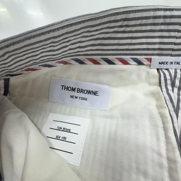 Thom Browne Thom Browne Boys' Gray Striped Casual Shorts Size US 26 / EU 42 - 5 Thumbnail