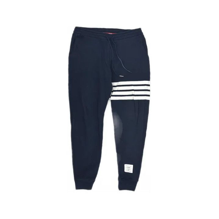 Thom Browne Thom Browne Classic Four Stripe Sweatpants Size US 34 / EU 50 - 2 Thumbnail