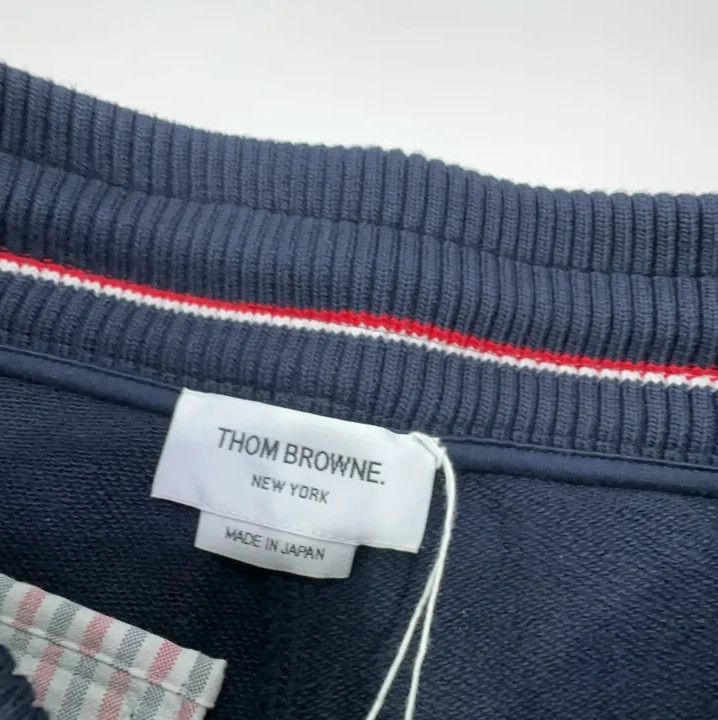 Thom Browne Thom Browne Blue Striped Loose Casual Pants Size US 26 / EU 42 - 5 Thumbnail