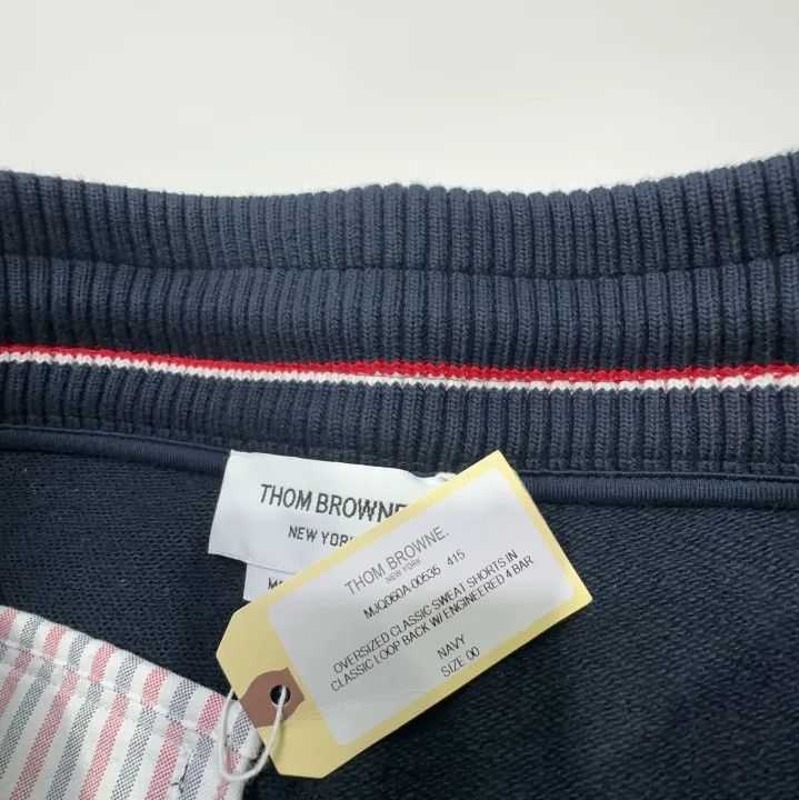 Thom Browne Thom Browne Blue Striped Loose Casual Pants Size US 26 / EU 42 - 4 Thumbnail