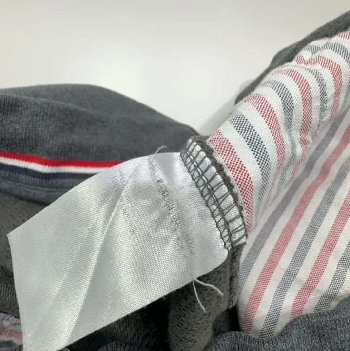 Thom Browne Thom Browne Gray Striped Athletic Sweatpants Size US 34 / EU 50 - 6 Thumbnail