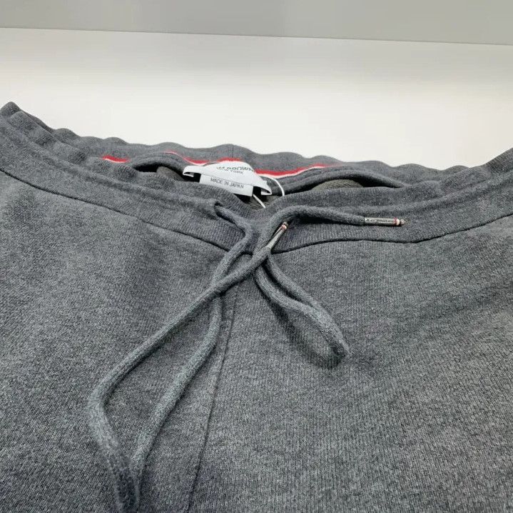 Thom Browne Thom Browne Gray Striped Athletic Sweatpants Size US 34 / EU 50 - 15 Thumbnail