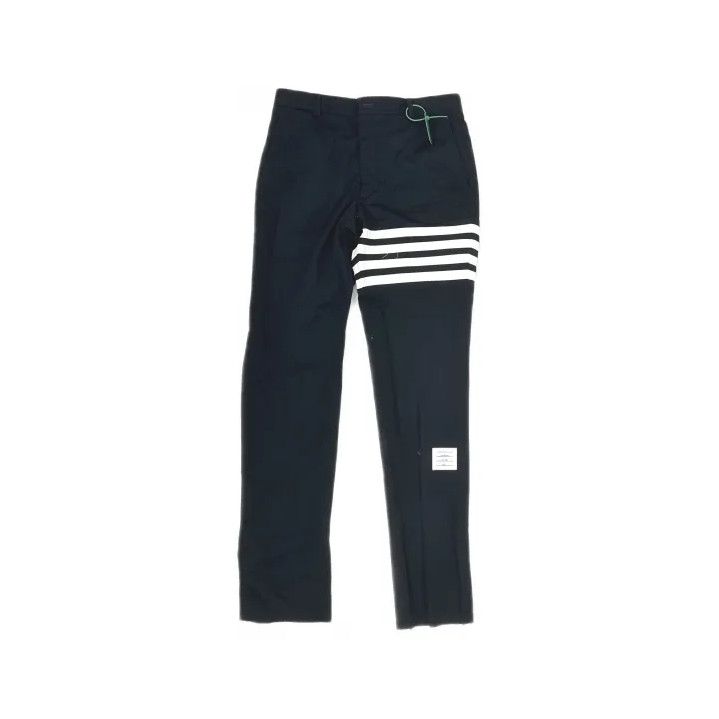 Thom Browne Thom Browne Classic Striped Cotton Casual Pants Size US 30 / EU 46 - 2 Thumbnail