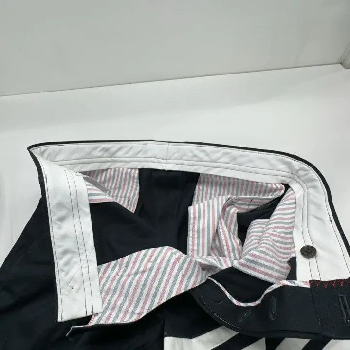 Thom Browne Thom Browne Classic Striped Cotton Casual Pants Size US 30 / EU 46 - 8 Thumbnail