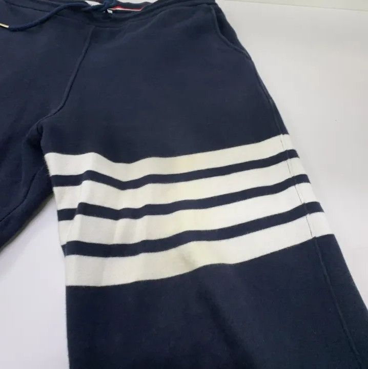 Thom Browne Thom Browne Classic Striped Fleece Joggers for Men Size US 34 / EU 50 - 18 Thumbnail