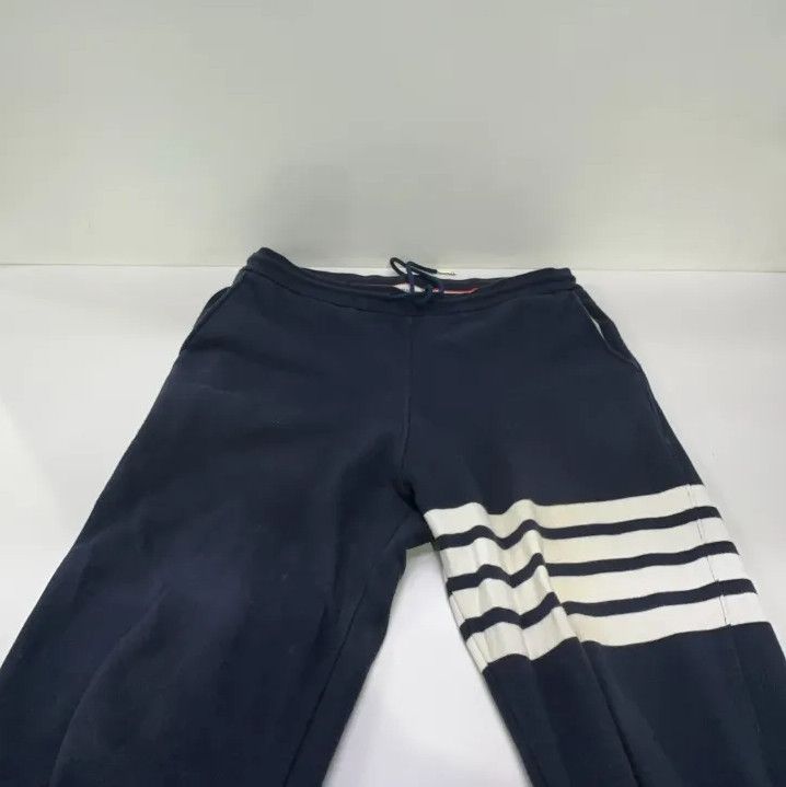 Thom Browne Thom Browne Classic Striped Fleece Joggers for Men Size US 34 / EU 50 - 11 Thumbnail