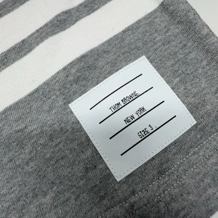 Thom Browne Thom Browne Classic Striped Gray Casual Shorts Size US 34 / EU 50 - 5 Thumbnail