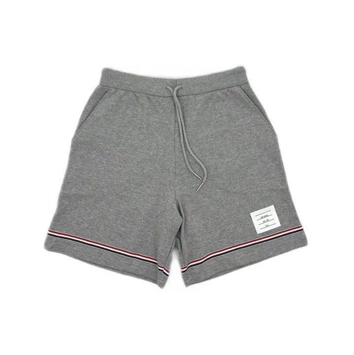 Thom Browne Thom Browne Grey Striped Drawstring Casual Shorts Size US 28 / EU 44 - 2 Thumbnail