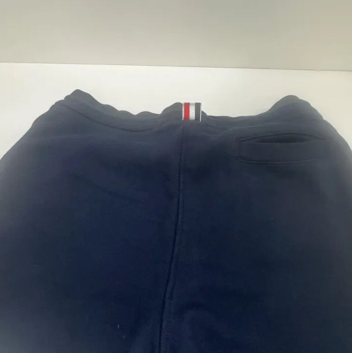Thom Browne Thom Browne Classic Striped Navy Sweatpants Size US 34 / EU 50 - 12 Thumbnail