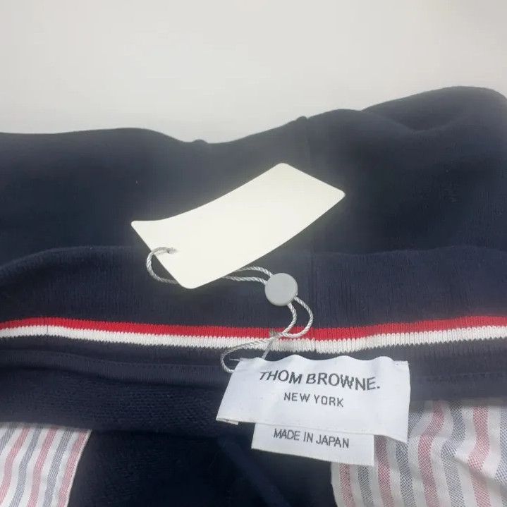 Thom Browne Thom Browne Classic Striped Navy Sweatpants Size US 34 / EU 50 - 5 Thumbnail