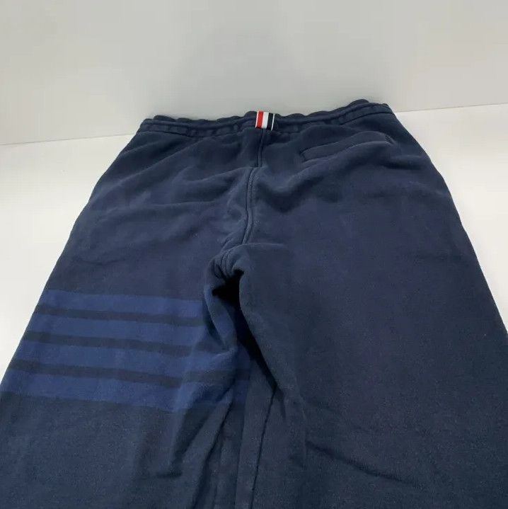 Thom Browne Thom Browne Navy Knit Sports Pants for Men Size US 34 / EU 50 - 11 Thumbnail