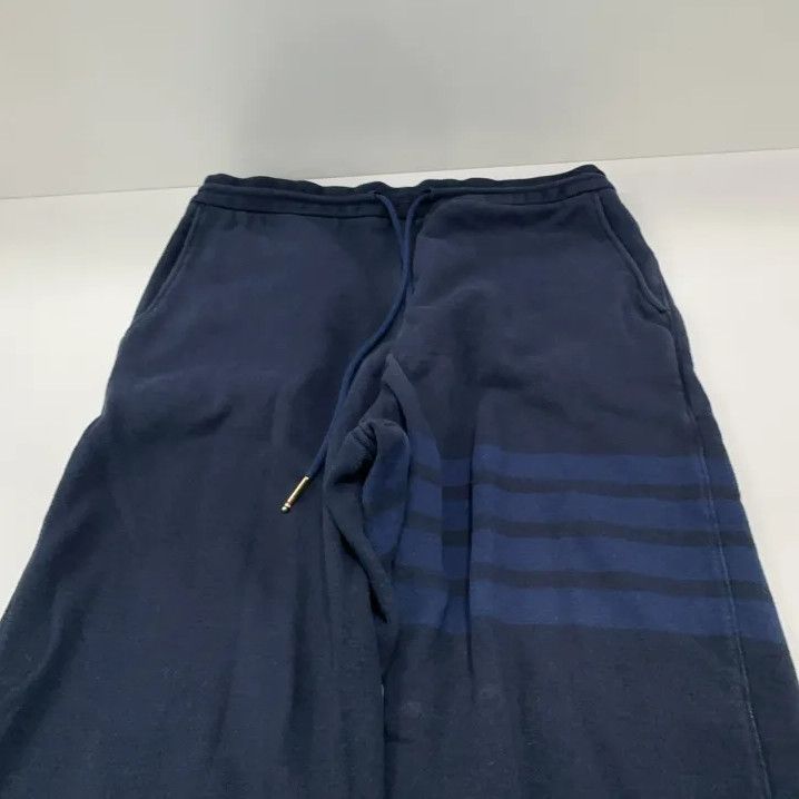 Thom Browne Thom Browne Navy Knit Sports Pants for Men Size US 34 / EU 50 - 8 Thumbnail