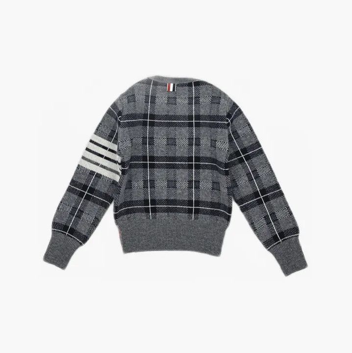Thom Browne Thom Browne Checked Sweater for Kids Size US M / EU 48-50 / 2 - 3 Thumbnail