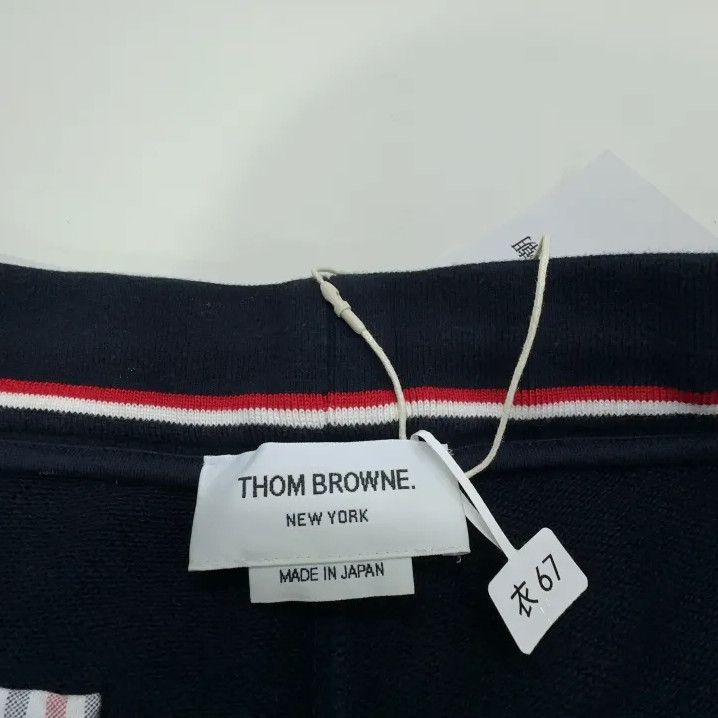 Thom Browne Thom Browne Classic Stripe Navy Sports Shorts Size US 30 / EU 46 - 6 Thumbnail