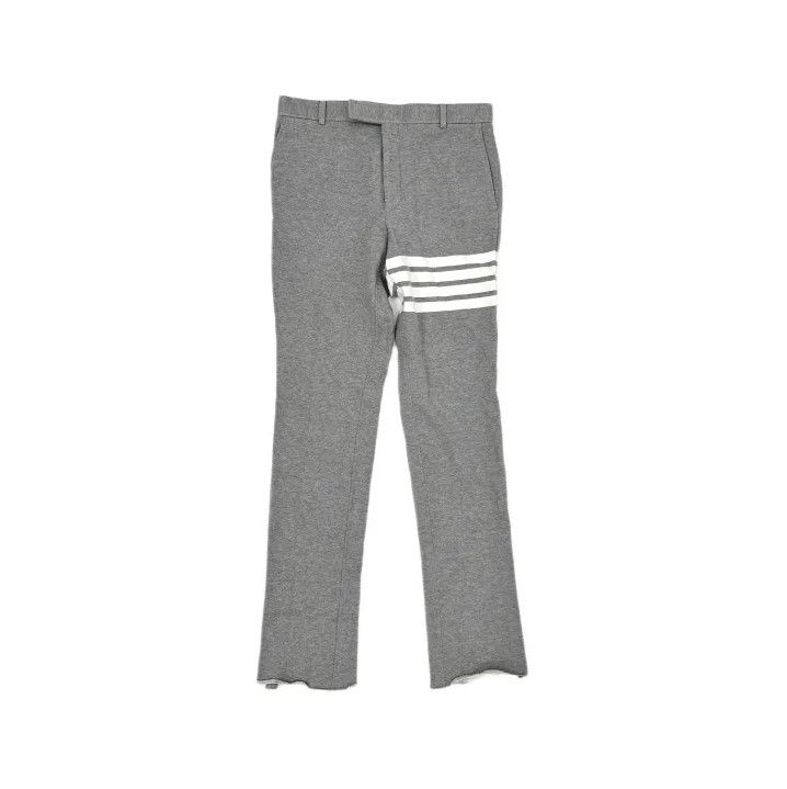 Thom Browne Thom Browne Grey Relaxed Fit Sweatpants Size US 36 / EU 52 - 2 Thumbnail