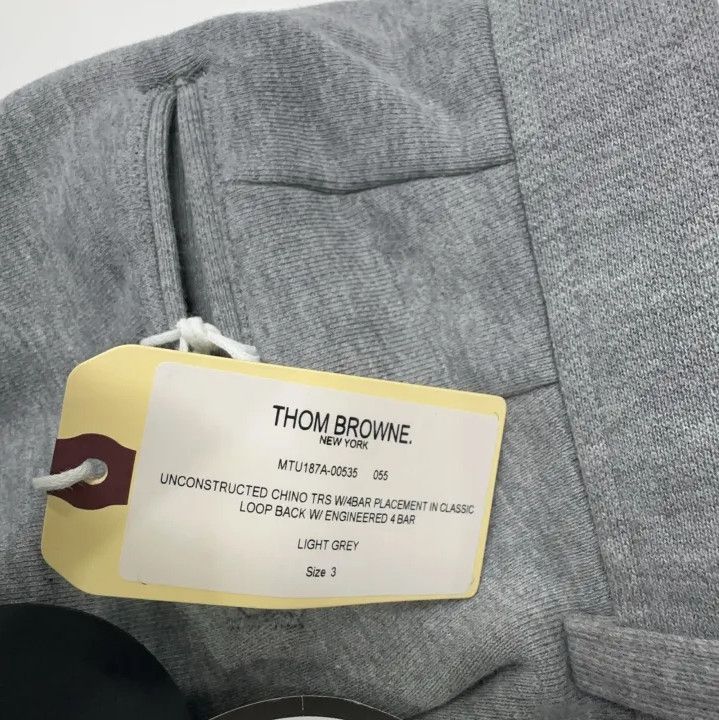 Thom Browne Thom Browne Grey Relaxed Fit Sweatpants Size US 36 / EU 52 - 6 Thumbnail