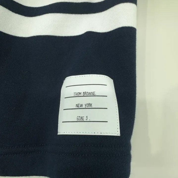 Thom Browne Thom Browne Classic Striped Sports Shorts Size US 34 / EU 50 - 6 Thumbnail