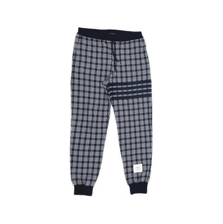 Thom Browne Thom Browne Checked Drawstring Sports Pants Size US 28 / EU 44 - 2 Thumbnail