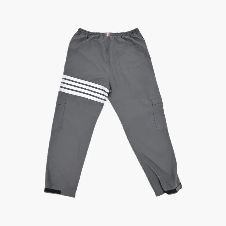Thom Browne Thom Browne Grey Lightweight Track Pants Size 30" / US 8 / IT 44 - 3 Thumbnail