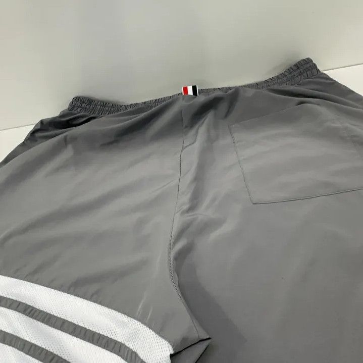 Thom Browne Thom Browne Grey Lightweight Track Pants Size 30" / US 8 / IT 44 - 10 Thumbnail