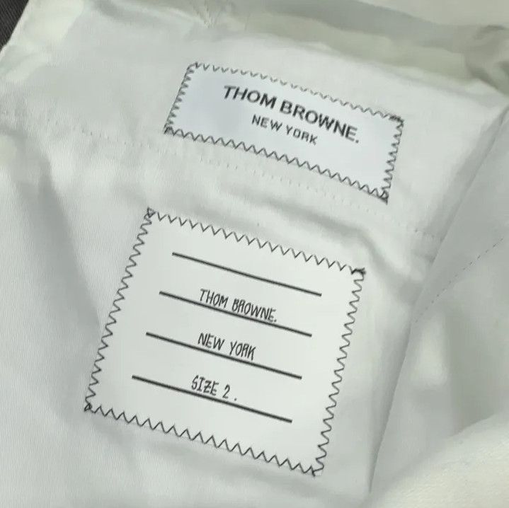 Thom Browne Thom Browne Gray Striped Casual Pants Size US 28 / EU 44 - 4 Thumbnail
