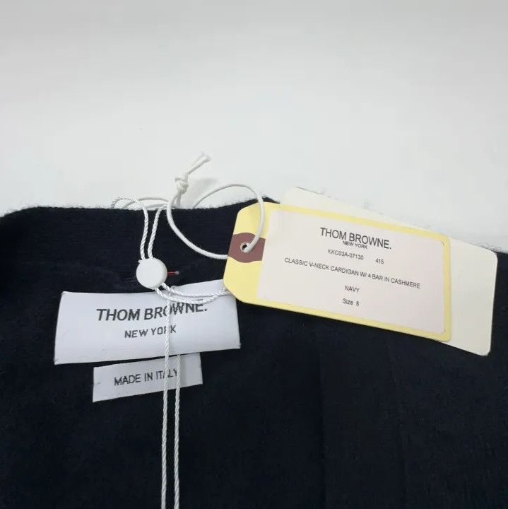 Thom Browne Thom Browne Black Cashmere Kids Cardigan Size US S / EU 44-46 / 1 - 4 Thumbnail