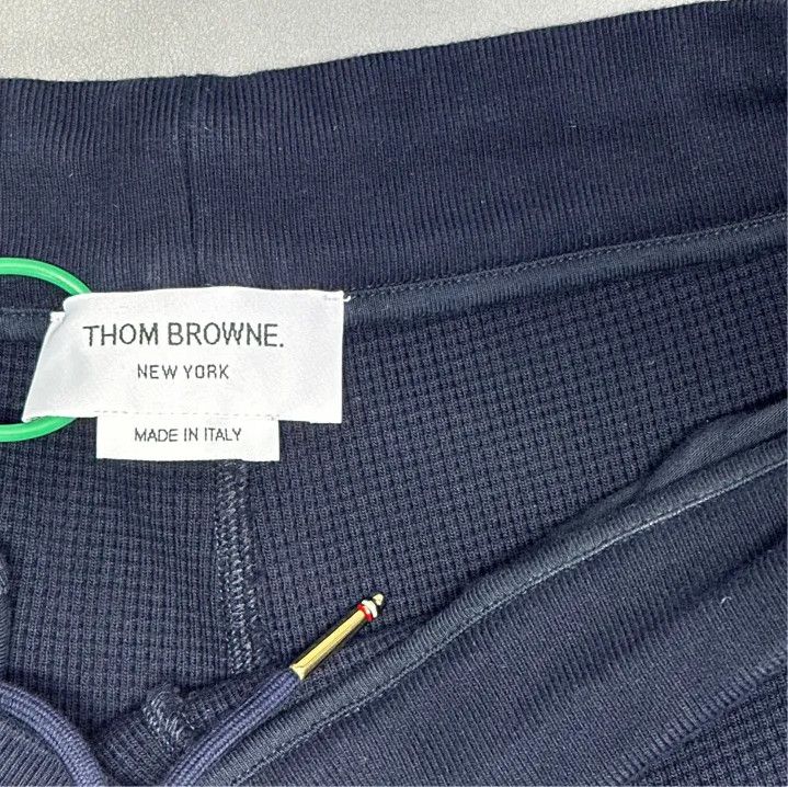 Thom Browne Thom Browne Classic Waffle Knit Jogger Pants Size US 36 / EU 52 - 2 Thumbnail