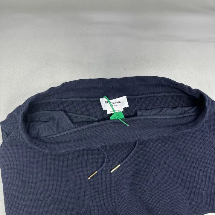 Thom Browne Thom Browne Classic Waffle Knit Jogger Pants Size US 36 / EU 52 - 4 Thumbnail