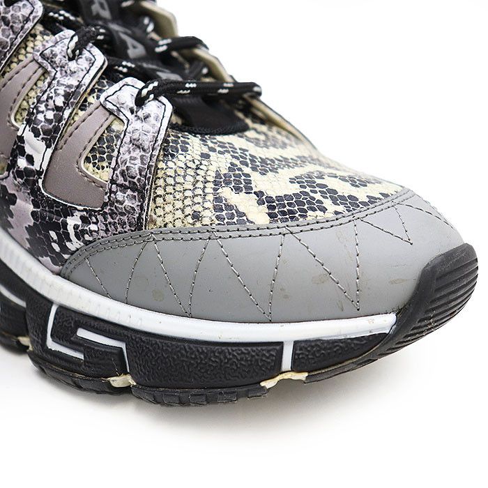 Versace Versace Gianni Versace Trigreca Leather Sneakers Leather Shoes DUTY FREE for USA Size ONE SIZE - 17 Thumbnail