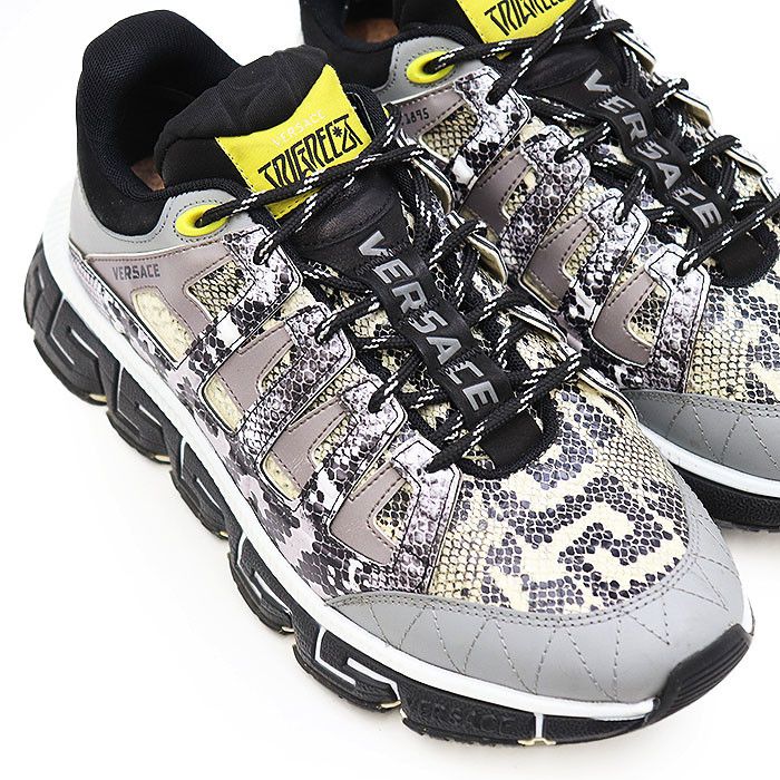 Versace Versace Gianni Versace Trigreca Leather Sneakers Leather Shoes DUTY FREE for USA Size ONE SIZE - 15 Thumbnail
