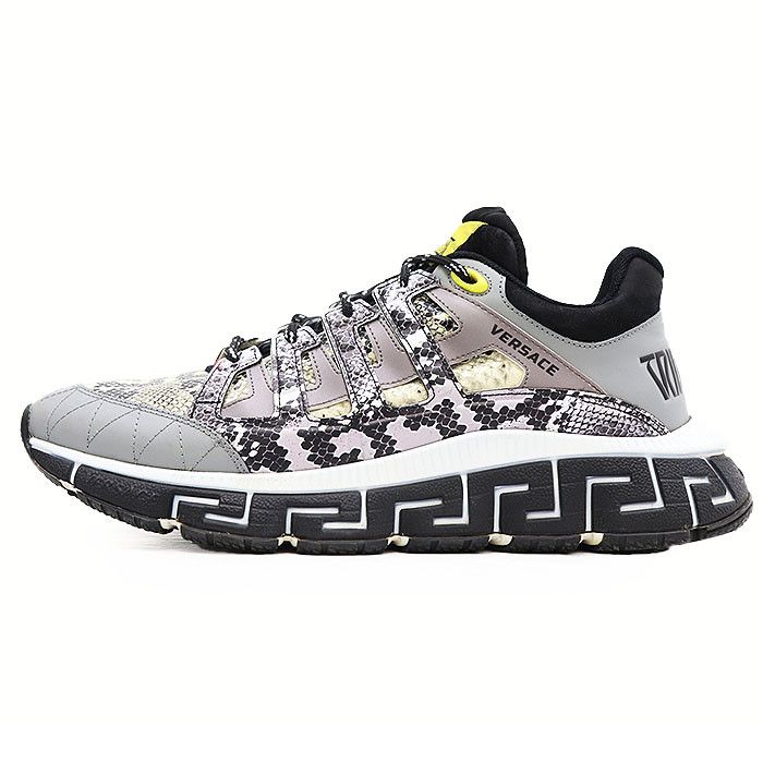 Versace Versace Gianni Versace Trigreca Leather Sneakers Leather Shoes DUTY FREE for USA Size ONE SIZE - 4 Thumbnail