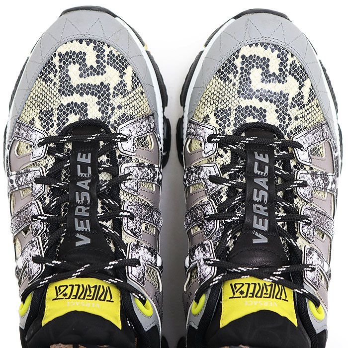 Versace Versace Gianni Versace Trigreca Leather Sneakers Leather Shoes DUTY FREE for USA Size ONE SIZE - 13 Thumbnail
