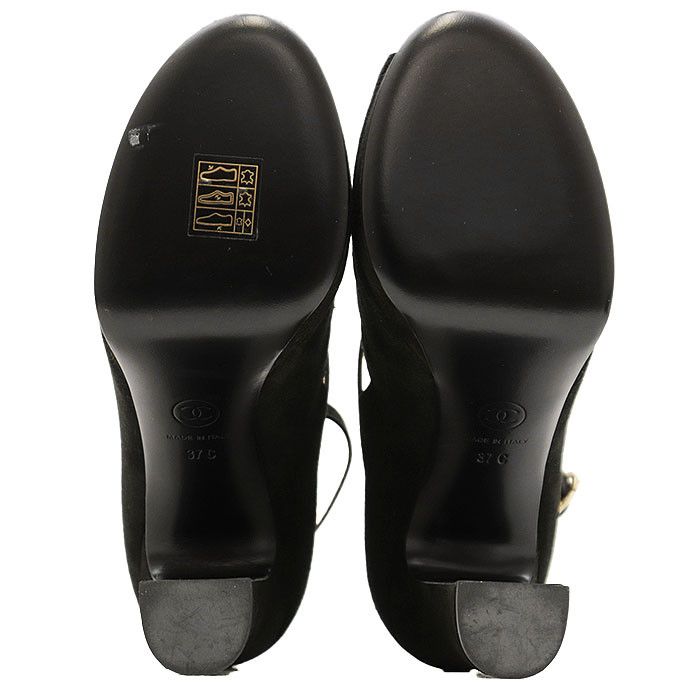 Chanel Chanel Chanel G45455 Leather Suede Pumps Leather Shoes G45455 DUTY FREE for USA Size ONE SIZE - 8 Thumbnail