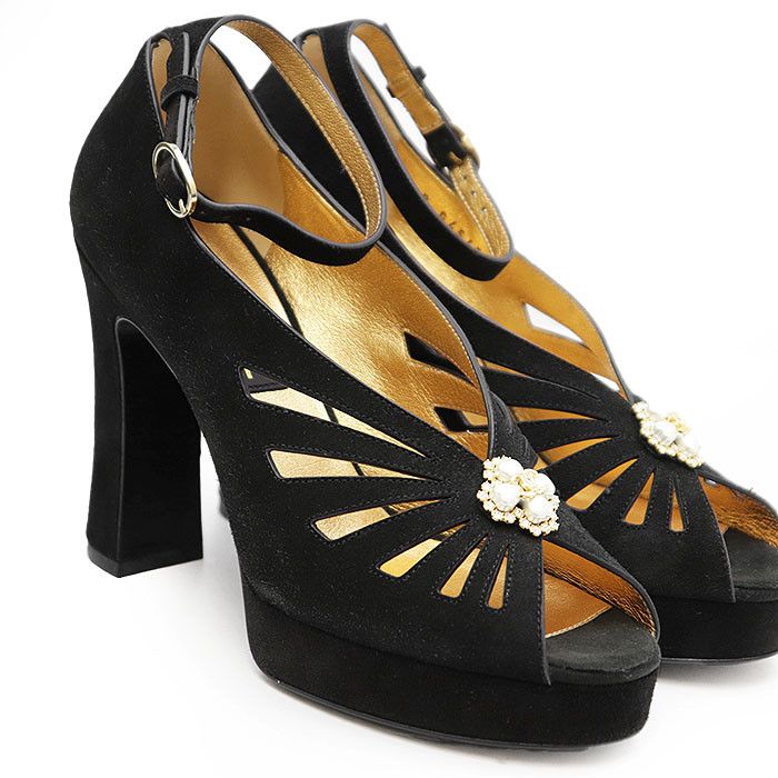Chanel Chanel Chanel G45455 Leather Suede Pumps Leather Shoes G45455 DUTY FREE for USA Size ONE SIZE - 16 Thumbnail