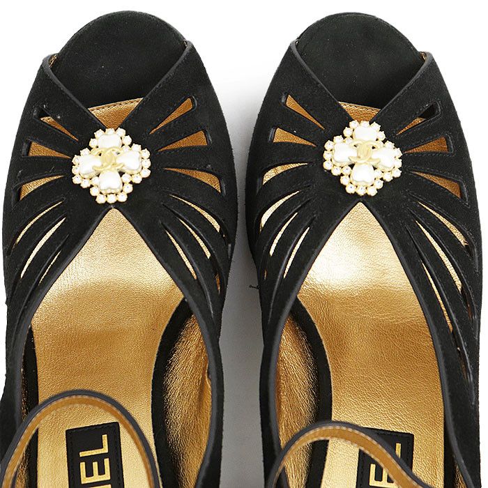 Chanel Chanel Chanel G45455 Leather Suede Pumps Leather Shoes G45455 DUTY FREE for USA Size ONE SIZE - 14 Thumbnail