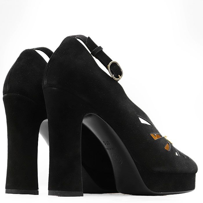 Chanel Chanel Chanel G45455 Leather Suede Pumps Leather Shoes G45455 DUTY FREE for USA Size ONE SIZE - 18 Thumbnail