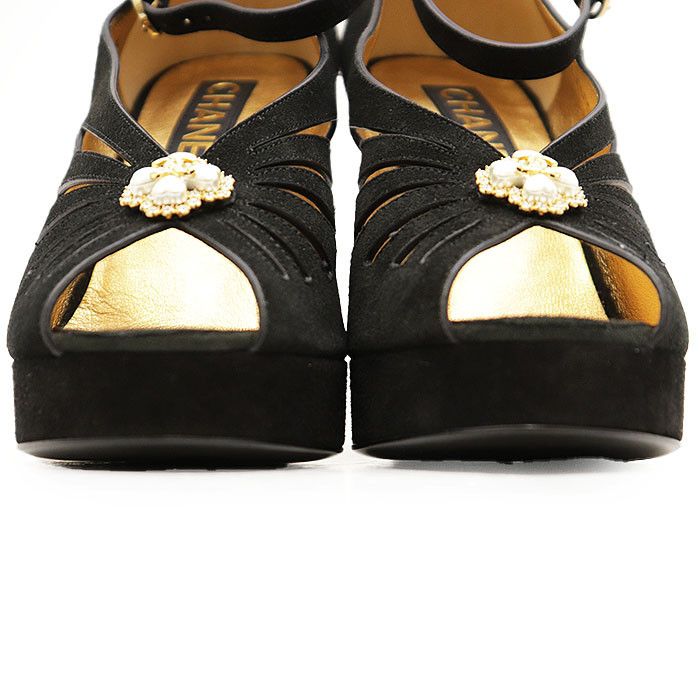 Chanel Chanel Chanel G45455 Leather Suede Pumps Leather Shoes G45455 DUTY FREE for USA Size ONE SIZE - 12 Thumbnail