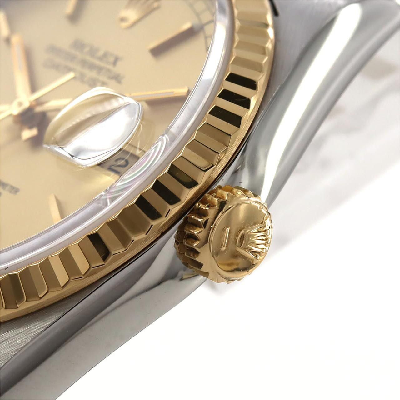Rolex Rolex Rolex Datejust Stainless Steel x Yellow Gold Watch Metal Automatic 16233 DUTY FREE for USA Size ONE SIZE - 4 Thumbnail